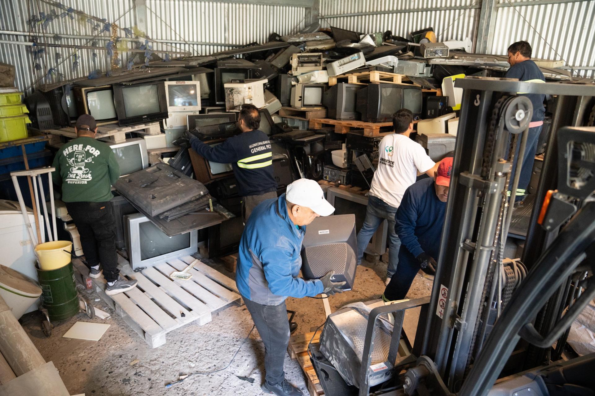 EL MUNICIPIO ENVIÓ ONCE MIL KILOS DE RAEES A CÓRDOBA PARA SU CORRECTO TRATAMIENTO FINAL